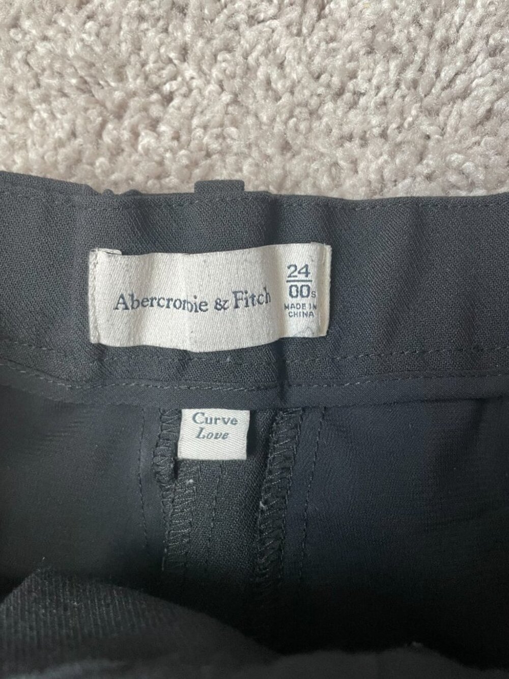 Curve Love Abercrombie & Fitch Sloane Tailored Wide Leg Pant - Picture 5 of 5